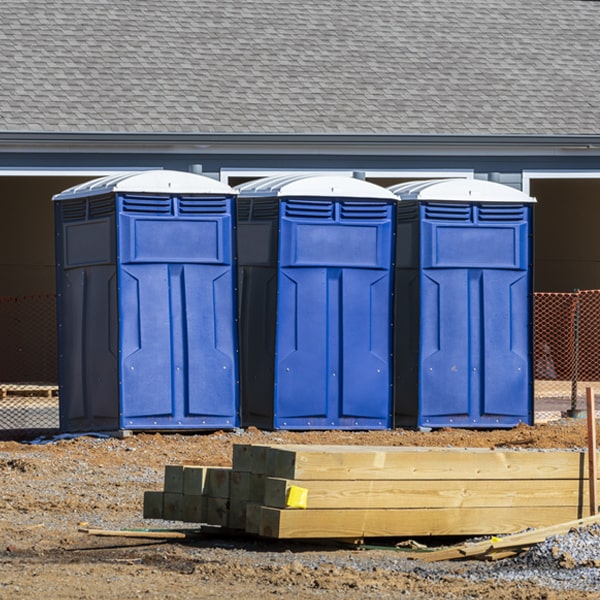 can i customize the exterior of the porta potties with my event logo or branding in Kimbolton